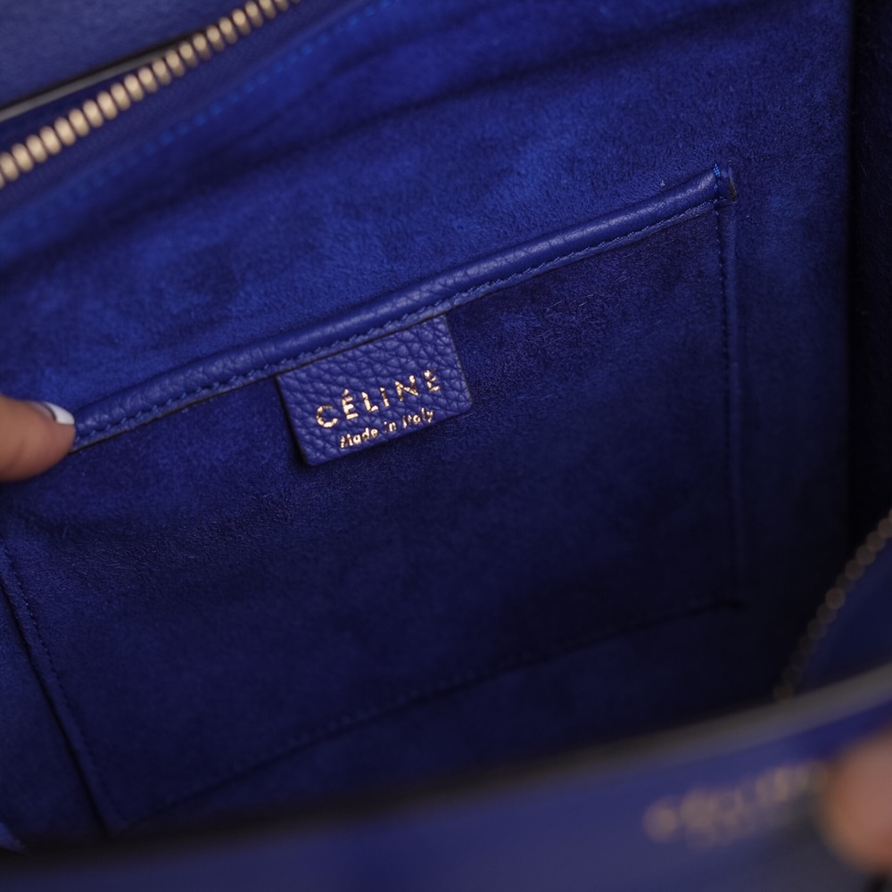 Celine Luggage Nano (blue) (Pre-Owned) - Picture 7 of 8
